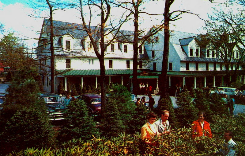 Stricklands Mountain Inn and Cottages - Vintage Postcard (newer photo)
